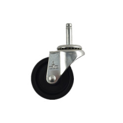 2" SWIVEL CASTER WITH SOFT RUBBER WHEEL