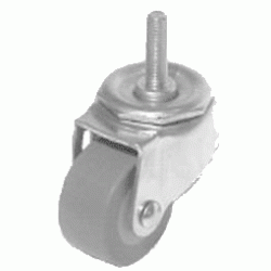 2" SWIVEL CASTER WITH THERMAL PLASTIC RUBBER WHEEL