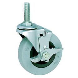 2" SWIVEL CASTER WITH THERMAL PLASTIC RUBBER WHEEL AND TOP LOCK BRAKE