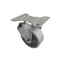 3" RIGID CASTER WITH STEEL WHEEL