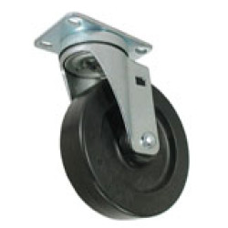 5" SWIVEL CASTER WITH POLYOLEFIN WHEEL