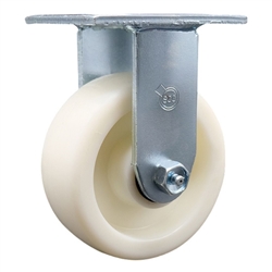 3" RIGID CASTER WITH NYLON WHEEL WITH ZERK AXLE