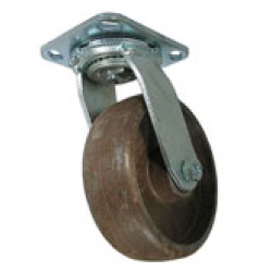 4" SWIVEL CASTER WITH HIGH TEMP GLASS FILLED NYLON WHEEL