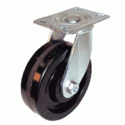 5" SWIVEL CASTER WITH PHENOLIC WHEEL