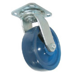 5" SWIVEL CASTER WITH SOLID POLYURETHANE WHEEL