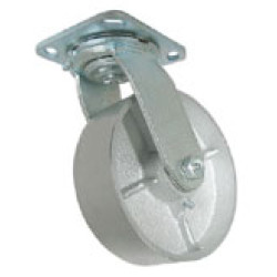 6" SWIVEL CASTER WITH STEEL (CAST IRON) WHEEL