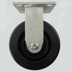 8" RIGID CASTER WITH PHENOLIC WHEEL