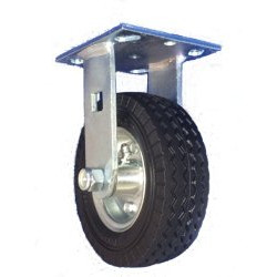 6" RIGID CASTER WITH NO FLAT FOAM WHEEL