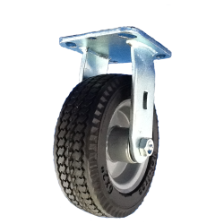6" RIGID CASTER WITH NO FLAT FOAM WHEEL