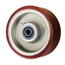 4" POLYURETHANE ON ALUMINUM WHEEL WITH SEALED PRECISION BALL BEARING