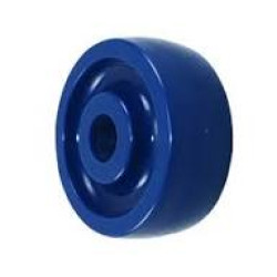 4" SOLID POLYURETHANE WHEEL WITH LESS BEARING
