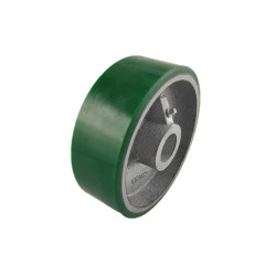 5" POLYURETHANE ON CAST IRON WHEEL WITH LESS BEARING
