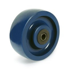 5" SOLID POLYURETHANE WHEEL WITH 1/2" BEARING