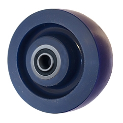6" SOLID POLYURETHANE WHEEL WITH SEALED PRECISION BALL BEARING