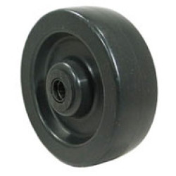 8" POLYOLEFIN WHEEL WITH 1/2" BEARING