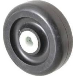 8" POLYOLEFIN WHEEL WITH 1/2" DELRIN BEARING